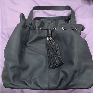 H&M grey bucket bag